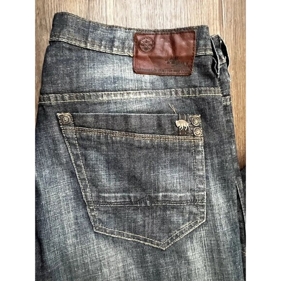 BUFFALO by DAVID BITTON Men’s JeansTRAVIS-x BASIC Relaxed Stretch 38x32 - Picture 3 of 6